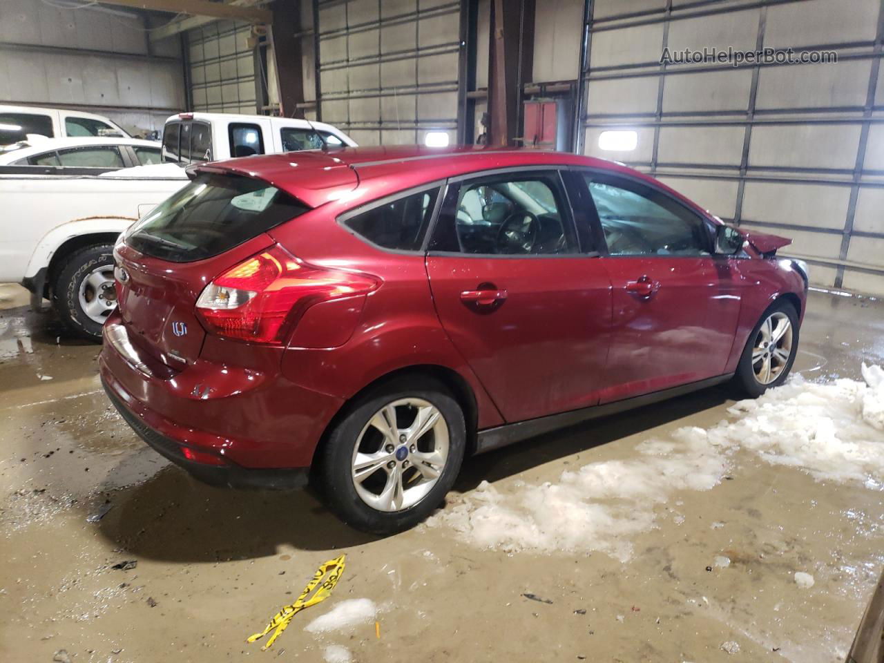 2013 Ford Focus Se Red vin: 1FADP3K24DL312281