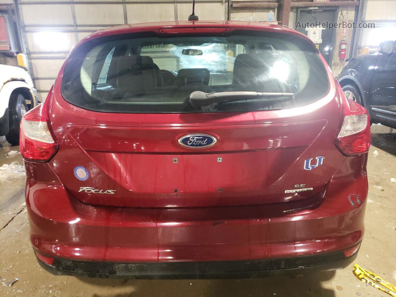 2013 Ford Focus Se Red vin: 1FADP3K24DL312281