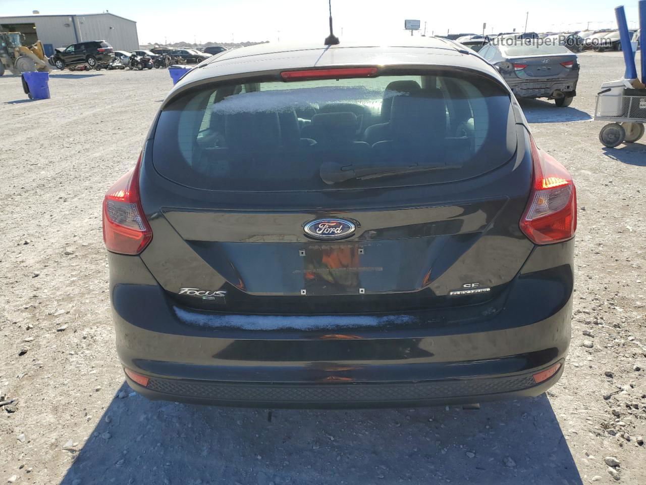 2013 Ford Focus Se Black vin: 1FADP3K24DL375087