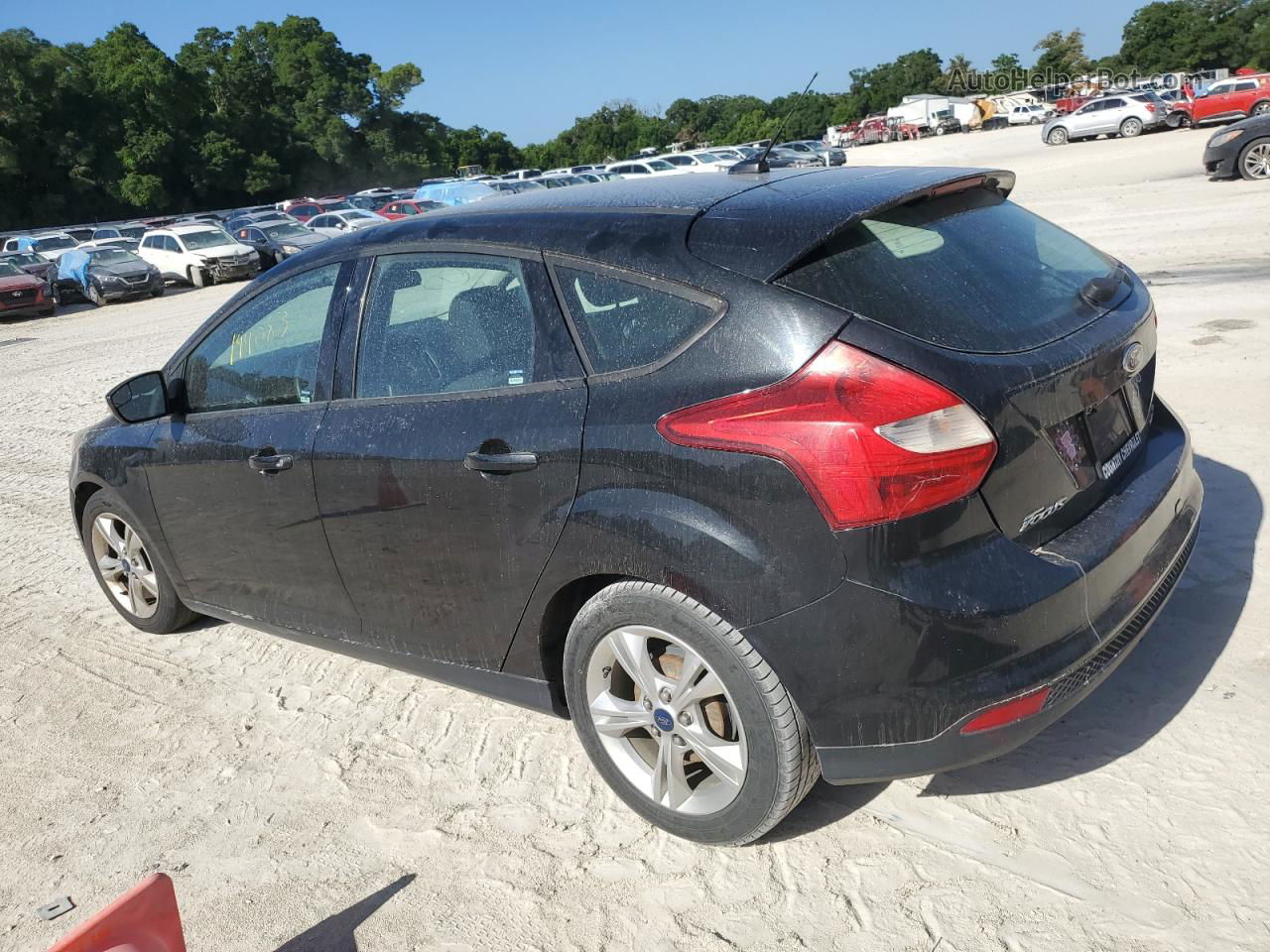 2014 Ford Focus Se Black vin: 1FADP3K24EL211503