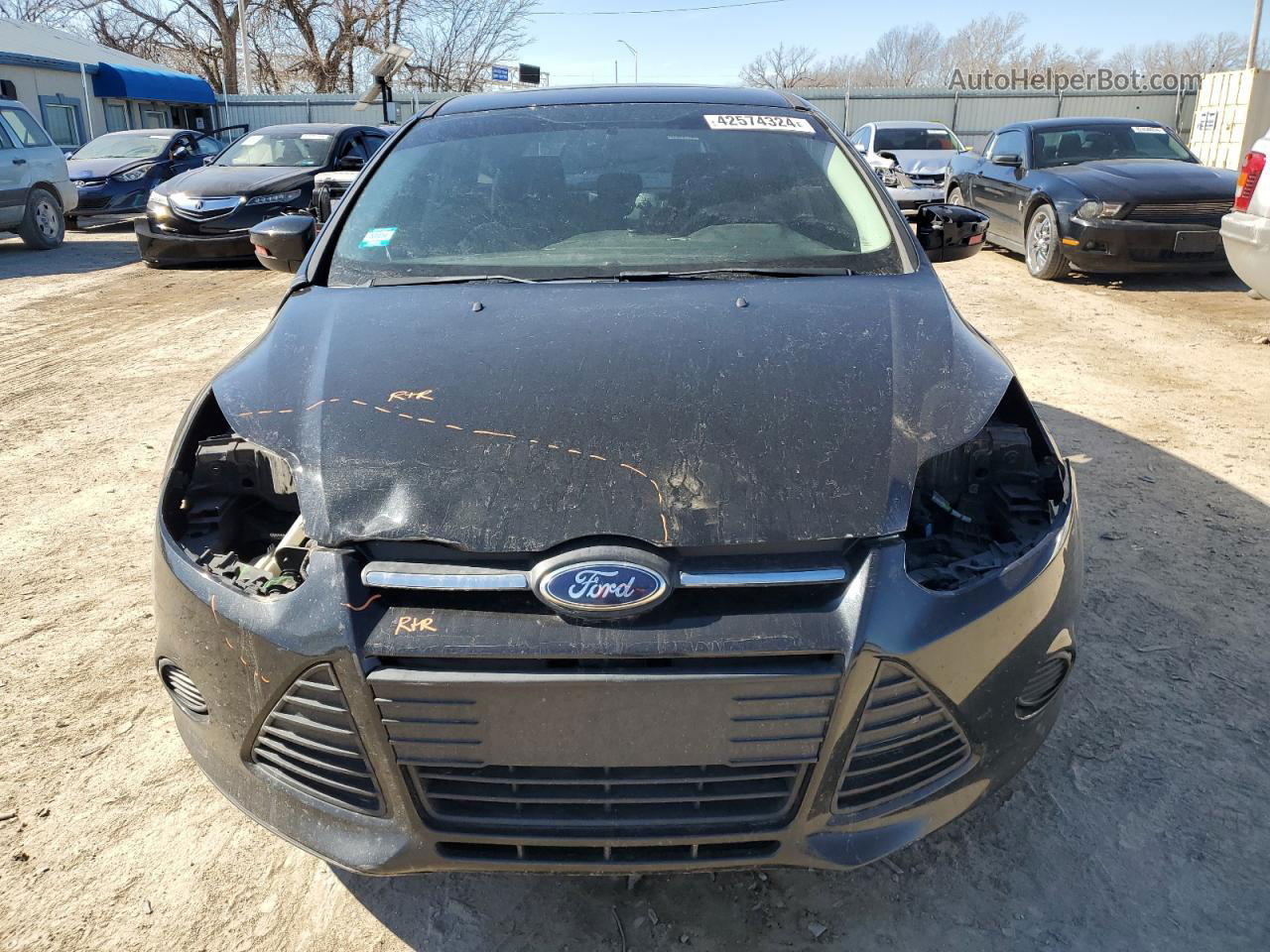 2014 Ford Focus Se Black vin: 1FADP3K24EL225269