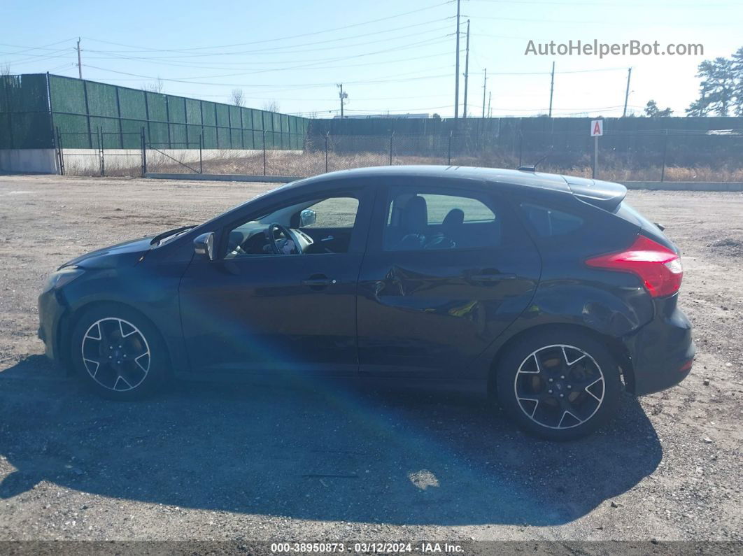 2014 Ford Focus Se Black vin: 1FADP3K24EL293278