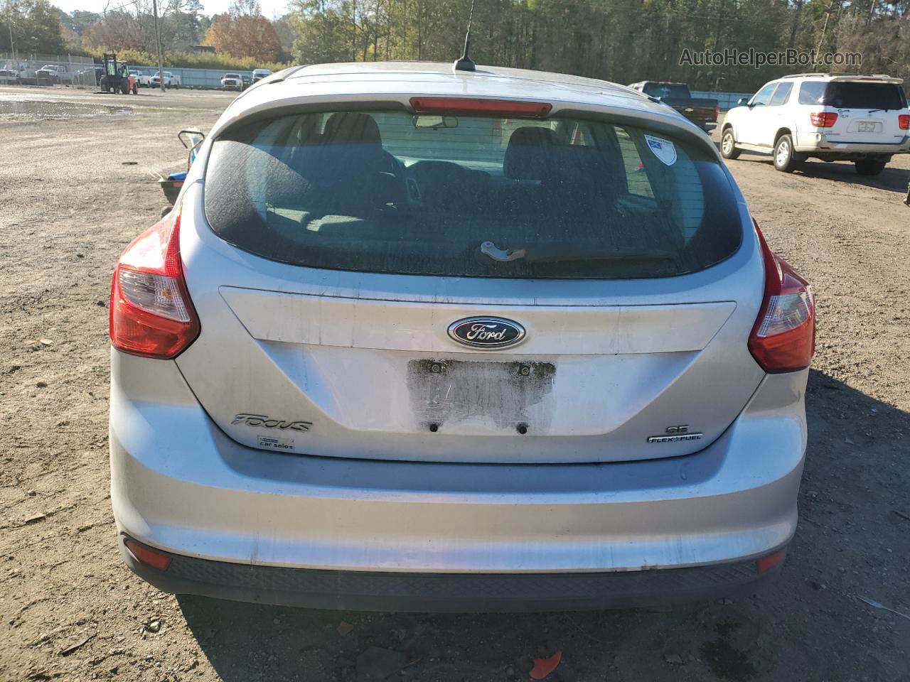 2014 Ford Focus Se Silver vin: 1FADP3K24EL312542