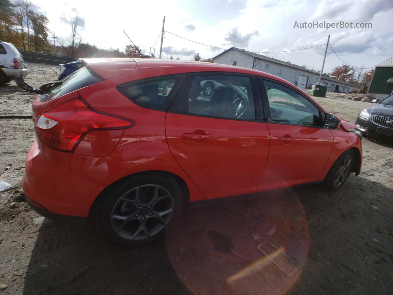 2014 Ford Focus Se Red vin: 1FADP3K24EL319149