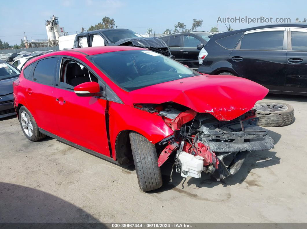 2014 Ford Focus Se Red vin: 1FADP3K24EL363880