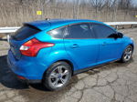 2014 Ford Focus Se Blue vin: 1FADP3K24EL459749