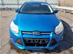 2014 Ford Focus Se Blue vin: 1FADP3K24EL459749