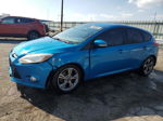 2014 Ford Focus Se Синий vin: 1FADP3K24EL459749