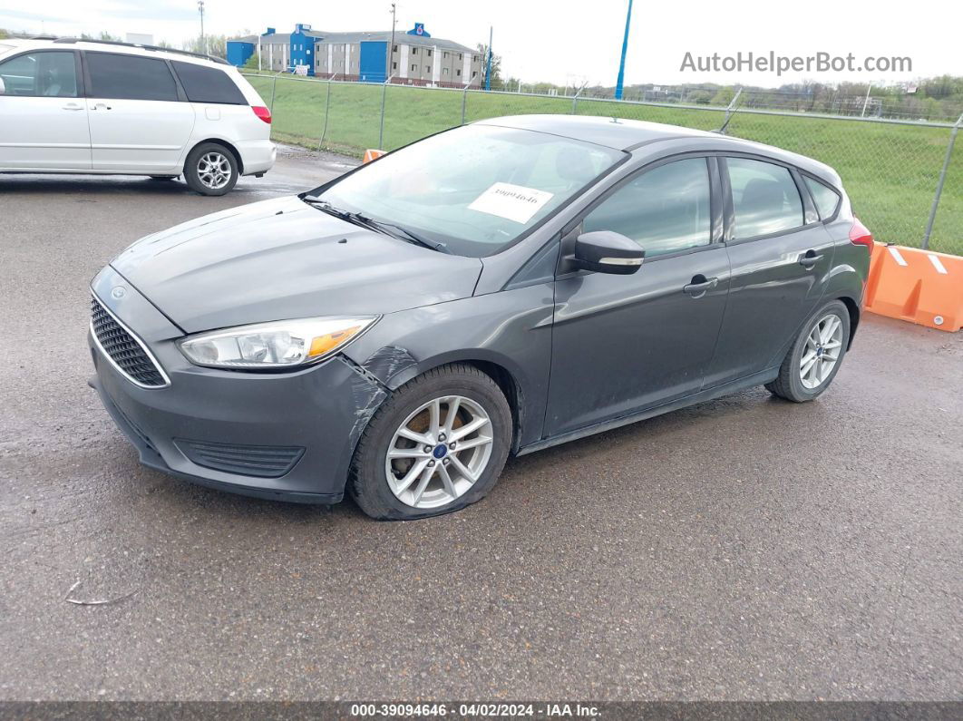 2016 Ford Focus Se Gray vin: 1FADP3K24GL216591