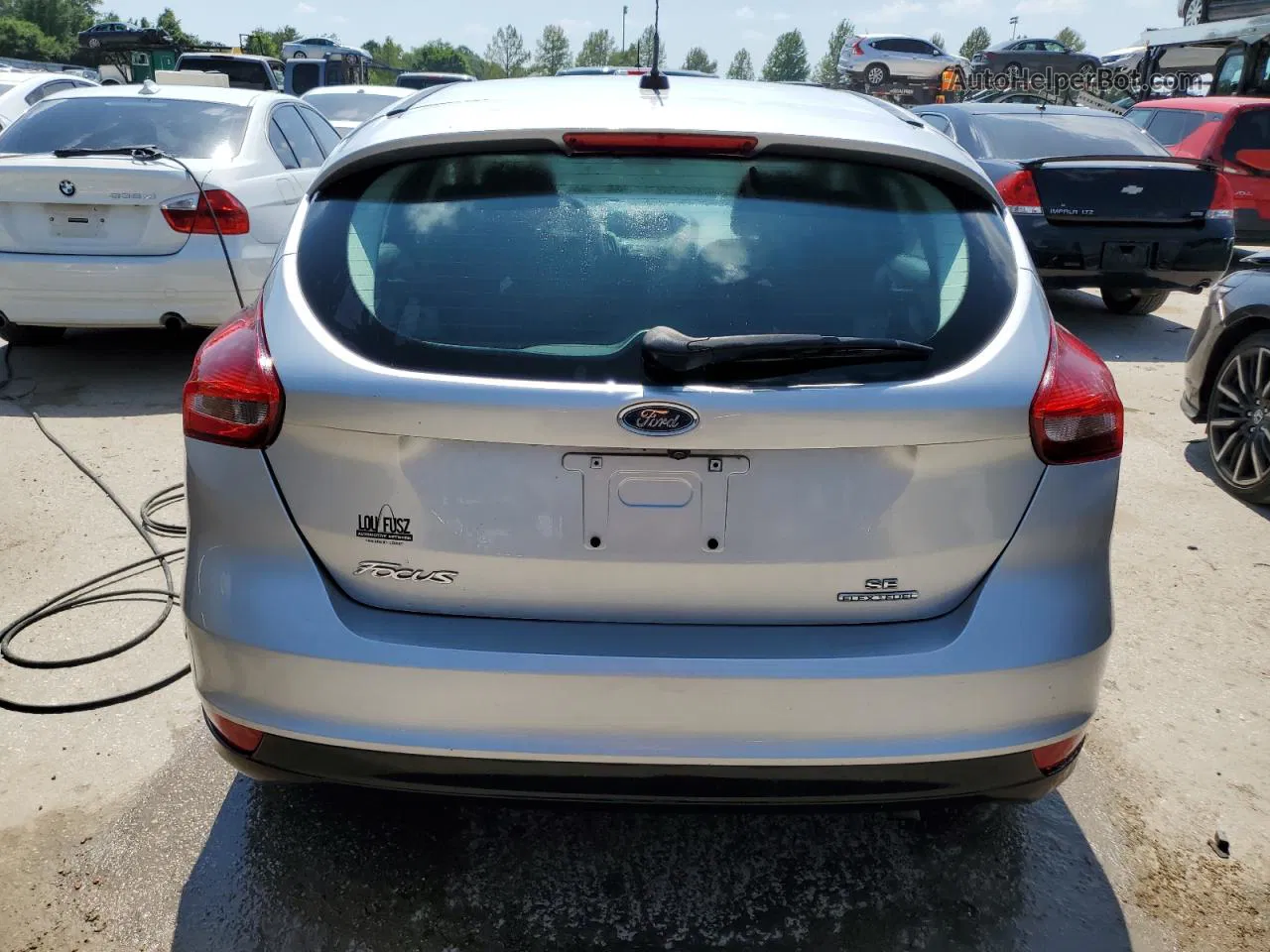 2016 Ford Focus Se Silver vin: 1FADP3K24GL331630