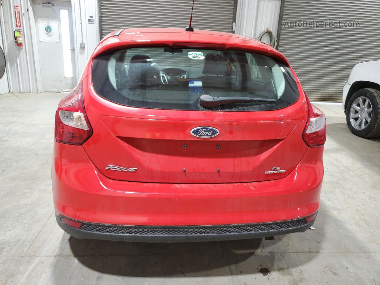 2013 Ford Focus Se Red vin: 1FADP3K25DL190823