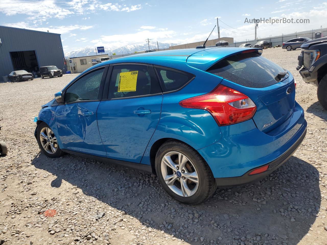 2013 Ford Focus Se Синий vin: 1FADP3K25DL196153