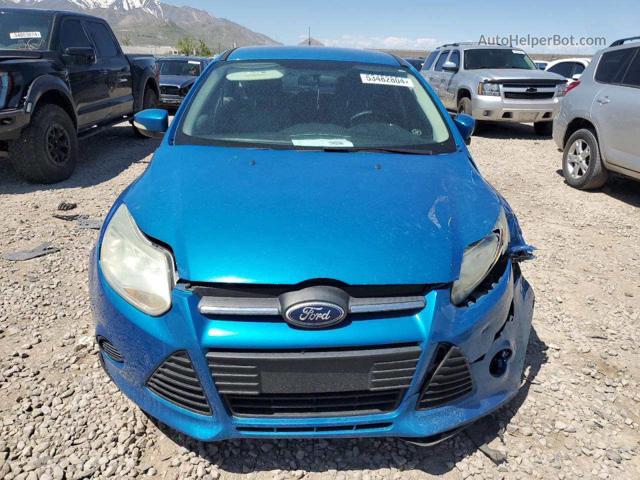 2013 Ford Focus Se Синий vin: 1FADP3K25DL196153