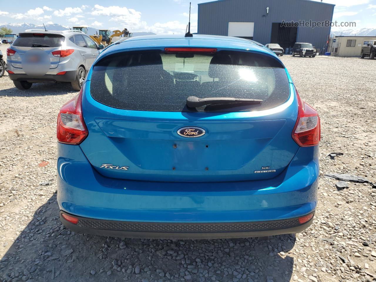 2013 Ford Focus Se Синий vin: 1FADP3K25DL196153