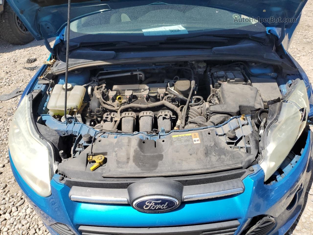 2013 Ford Focus Se Синий vin: 1FADP3K25DL196153