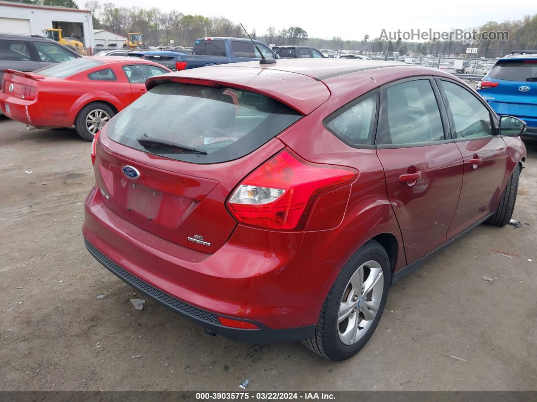 2013 Ford Focus Se Бордовый vin: 1FADP3K25DL216692