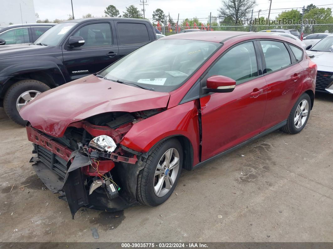 2013 Ford Focus Se Burgundy vin: 1FADP3K25DL216692