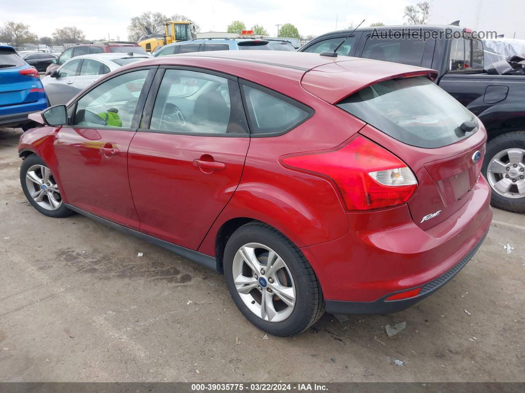 2013 Ford Focus Se Burgundy vin: 1FADP3K25DL216692