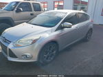 2013 Ford Focus Se Silver vin: 1FADP3K25DL237705