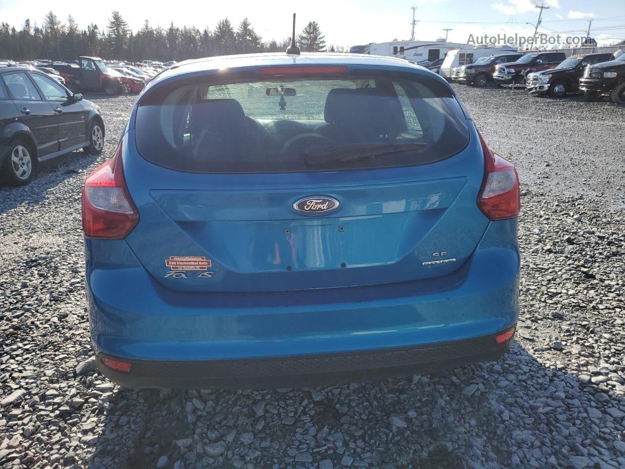 2013 Ford Focus Se Синий vin: 1FADP3K25DL304206