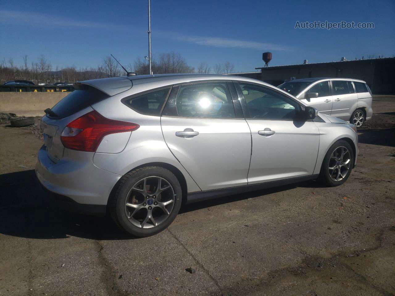 2013 Ford Focus Se Silver vin: 1FADP3K25DL321183