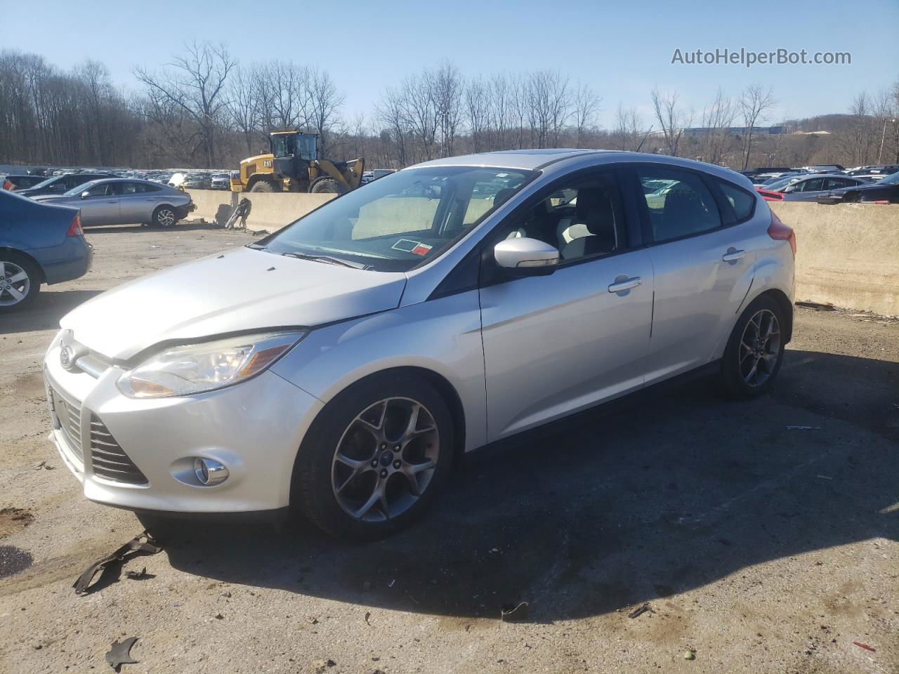 2013 Ford Focus Se Silver vin: 1FADP3K25DL321183