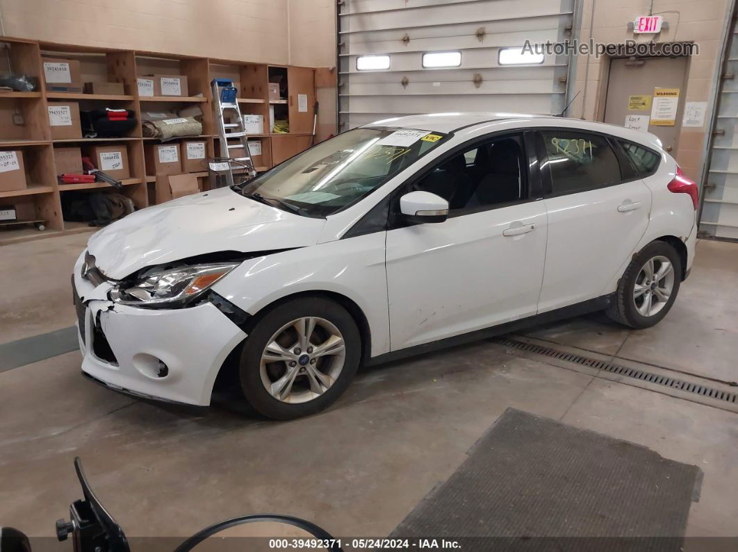 2013 Ford Focus Se White vin: 1FADP3K25DL340526