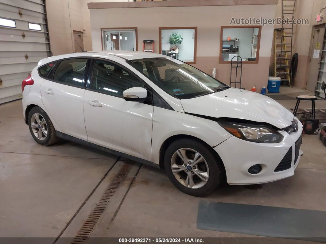 2013 Ford Focus Se White vin: 1FADP3K25DL340526