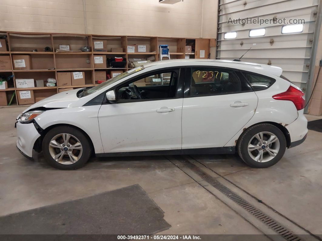 2013 Ford Focus Se White vin: 1FADP3K25DL340526