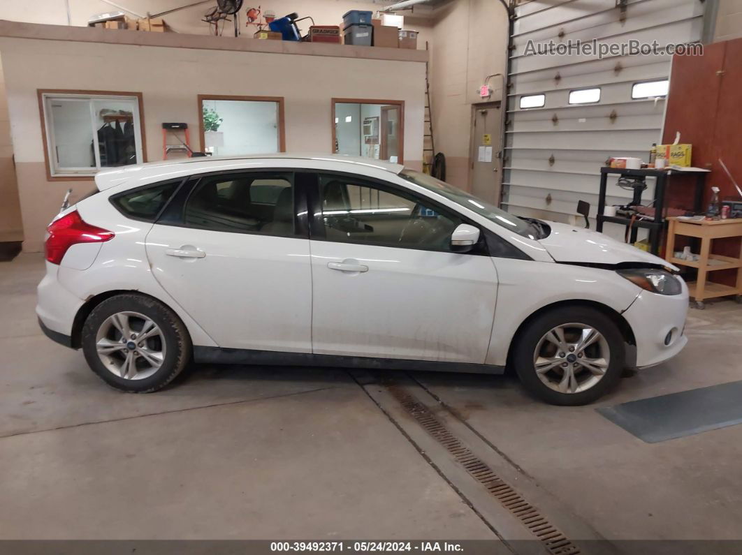 2013 Ford Focus Se White vin: 1FADP3K25DL340526