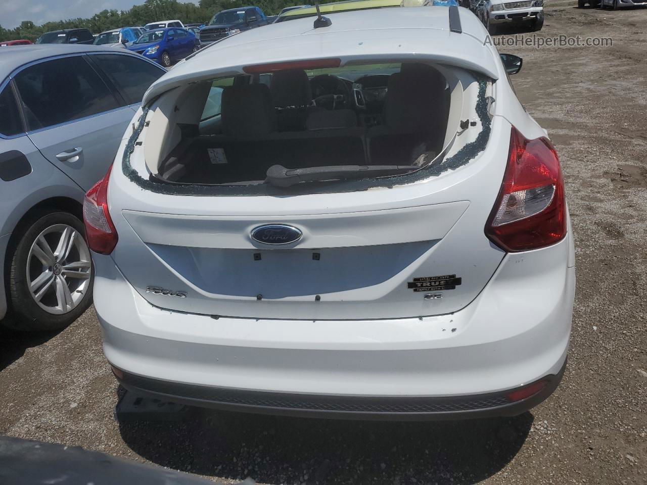 2013 Ford Focus Se Белый vin: 1FADP3K25DL341935