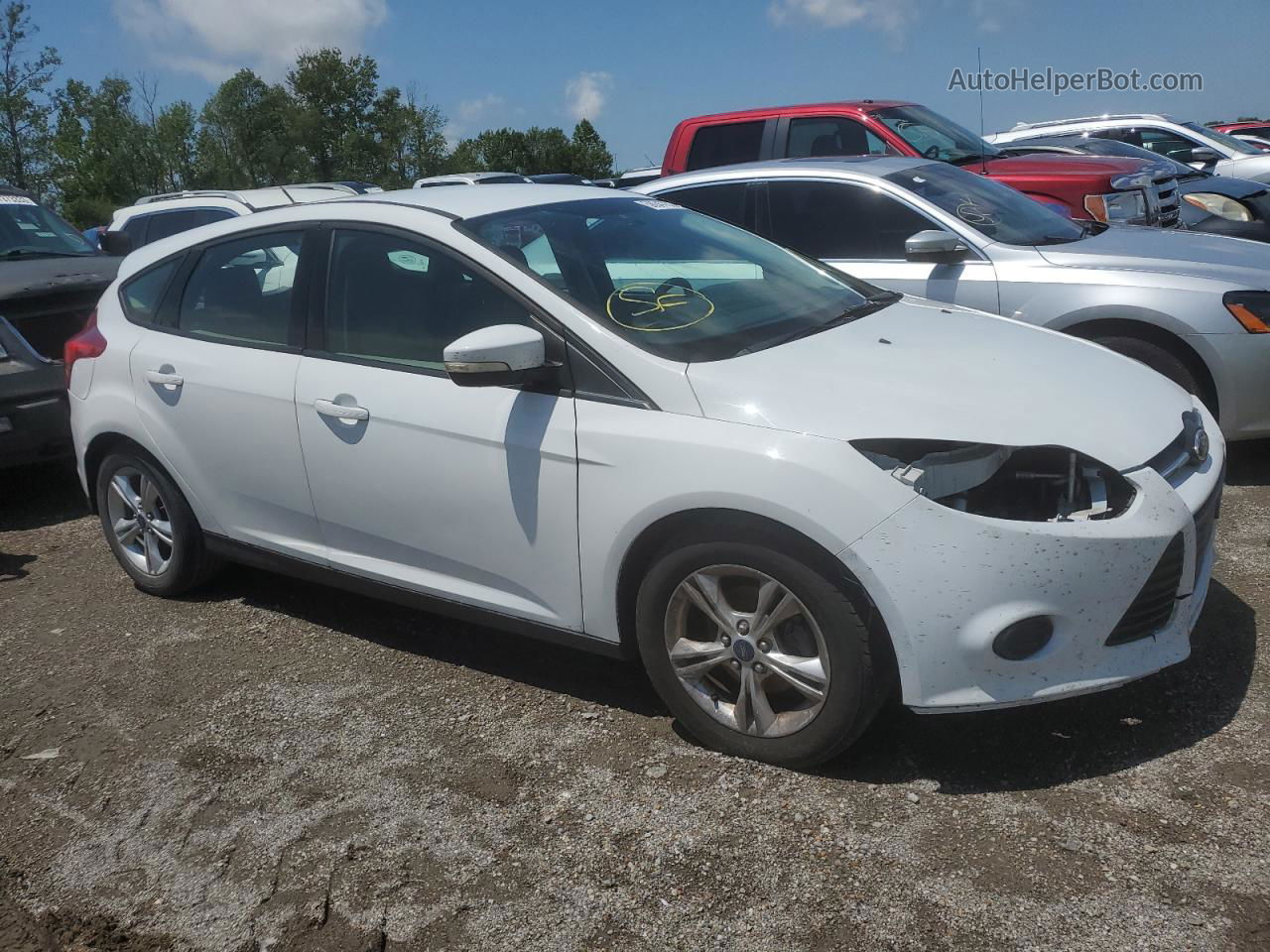 2013 Ford Focus Se Белый vin: 1FADP3K25DL341935