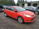 2013 Ford Focus Se Red vin: 1FADP3K25DL355432