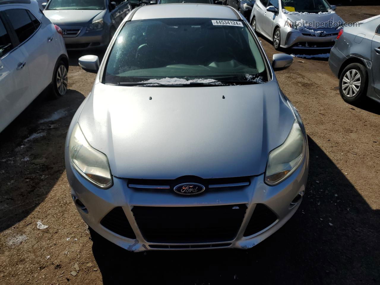 2013 Ford Focus Se Silver vin: 1FADP3K25DL379441