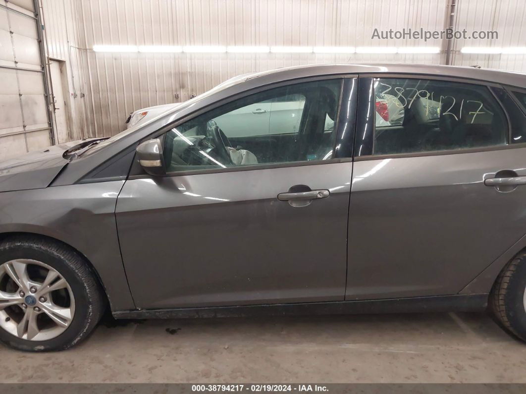 2013 Ford Focus Se Gray vin: 1FADP3K25DL382033