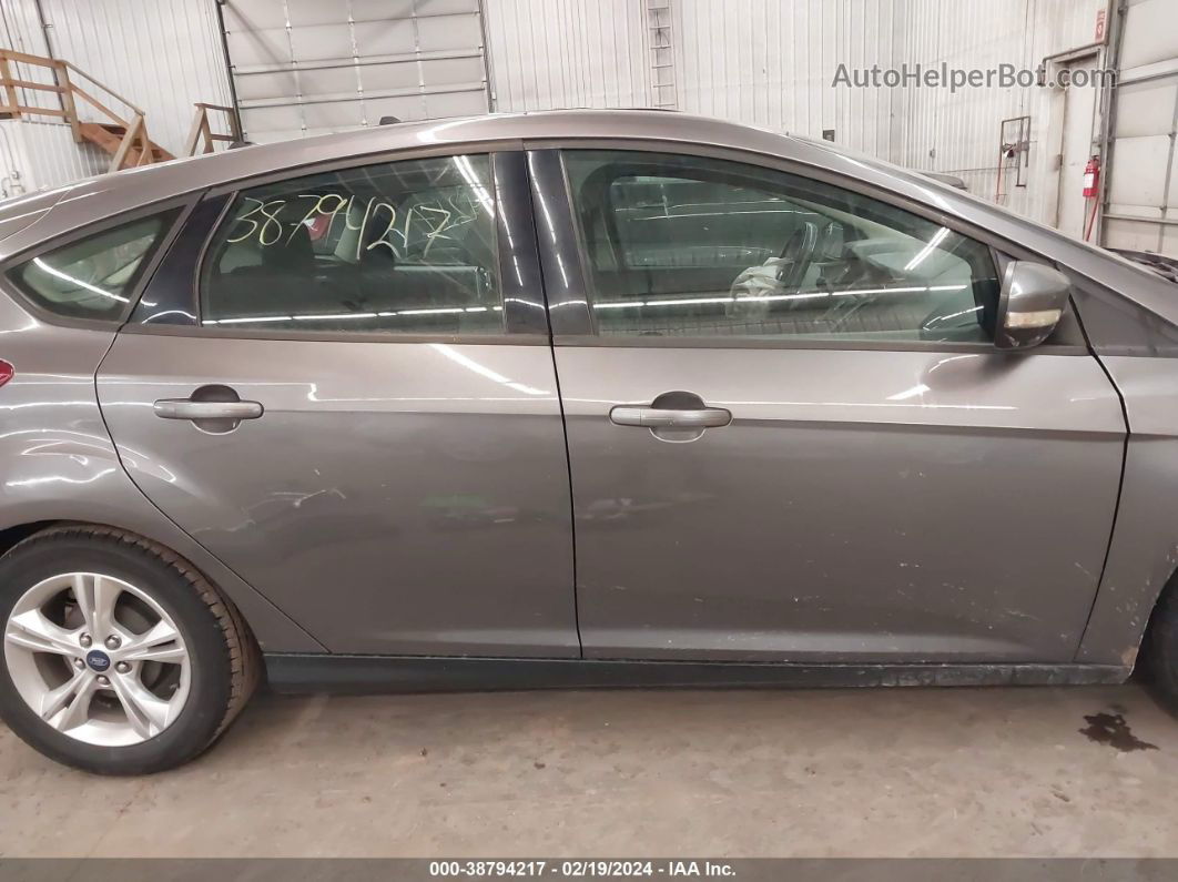 2013 Ford Focus Se Gray vin: 1FADP3K25DL382033