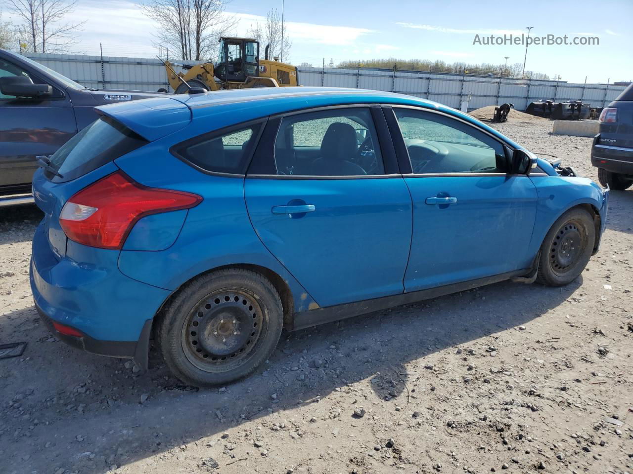 2014 Ford Focus Se Blue vin: 1FADP3K25EL131417