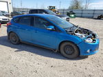 2014 Ford Focus Se Синий vin: 1FADP3K25EL131417