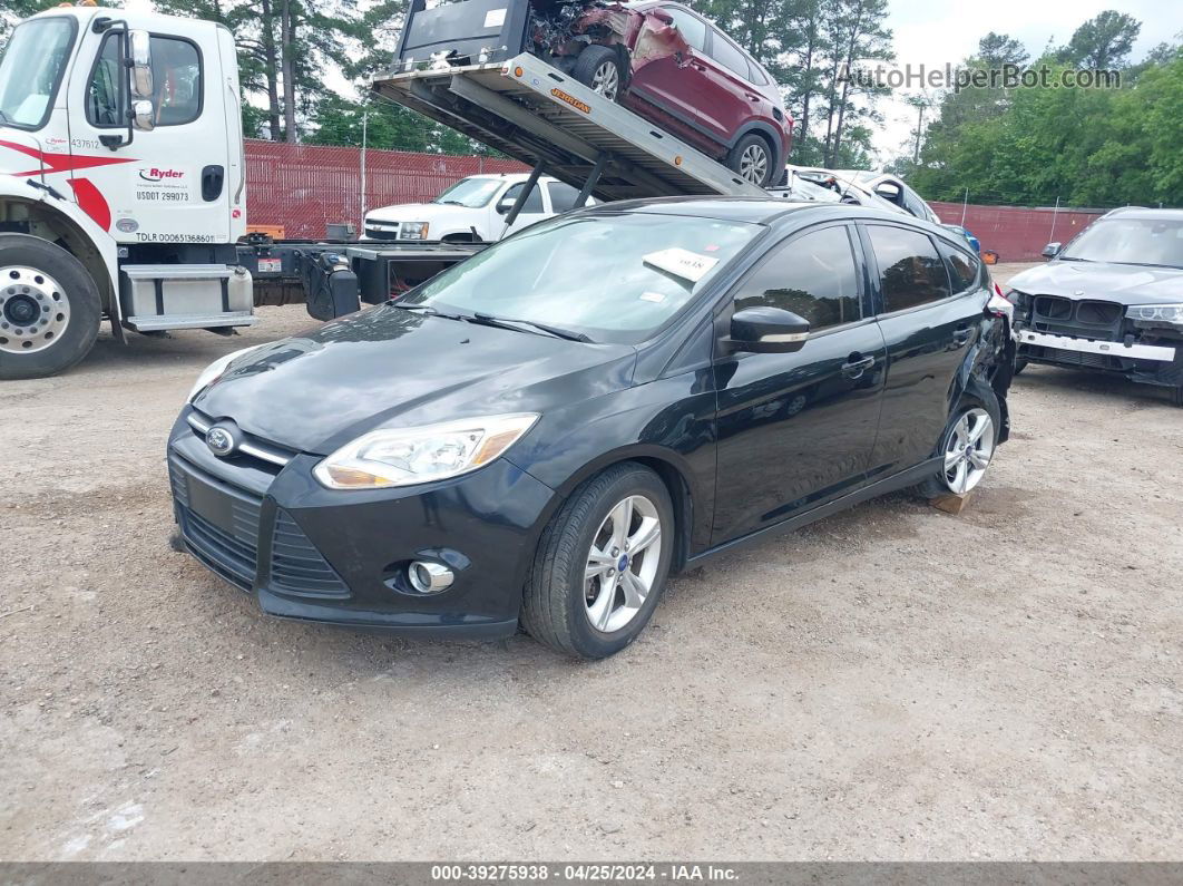 2014 Ford Focus Se Black vin: 1FADP3K25EL183288