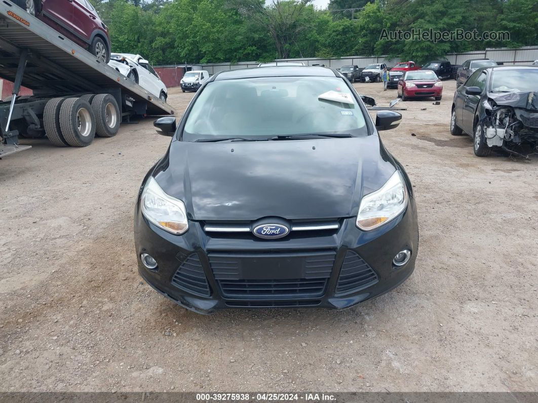 2014 Ford Focus Se Black vin: 1FADP3K25EL183288