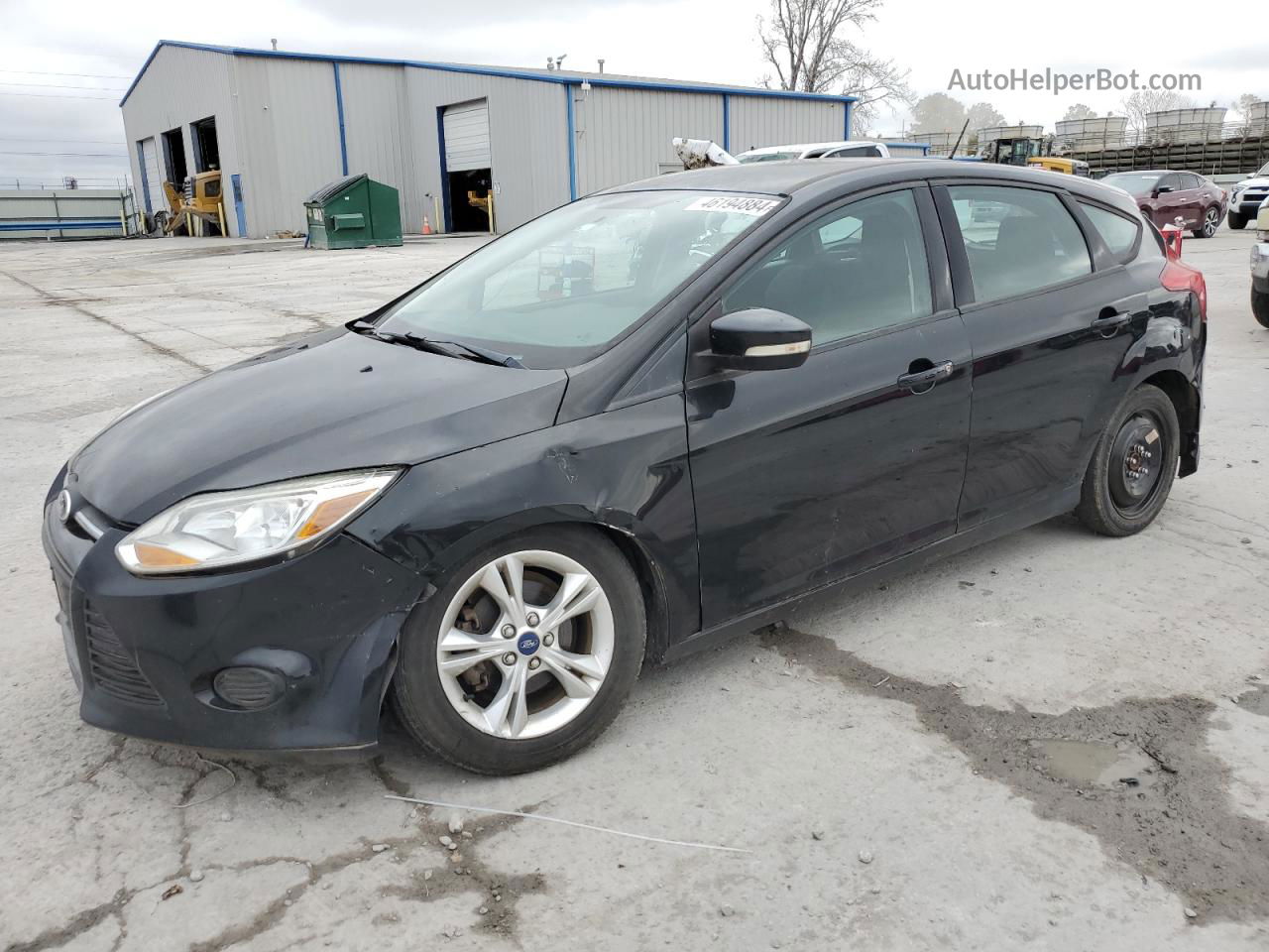 2014 Ford Focus Se Black vin: 1FADP3K25EL301176