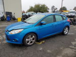 2014 Ford Focus Se Blue vin: 1FADP3K25EL312386