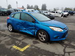 2014 Ford Focus Se Blue vin: 1FADP3K25EL312386