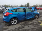 2014 Ford Focus Se Blue vin: 1FADP3K25EL312386