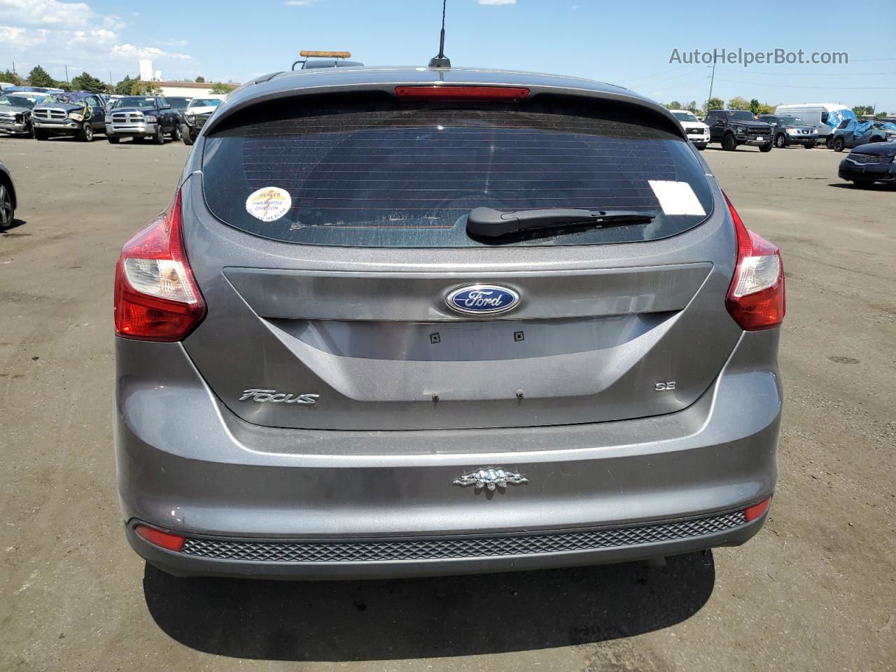 2014 Ford Focus Se Серый vin: 1FADP3K25EL363306