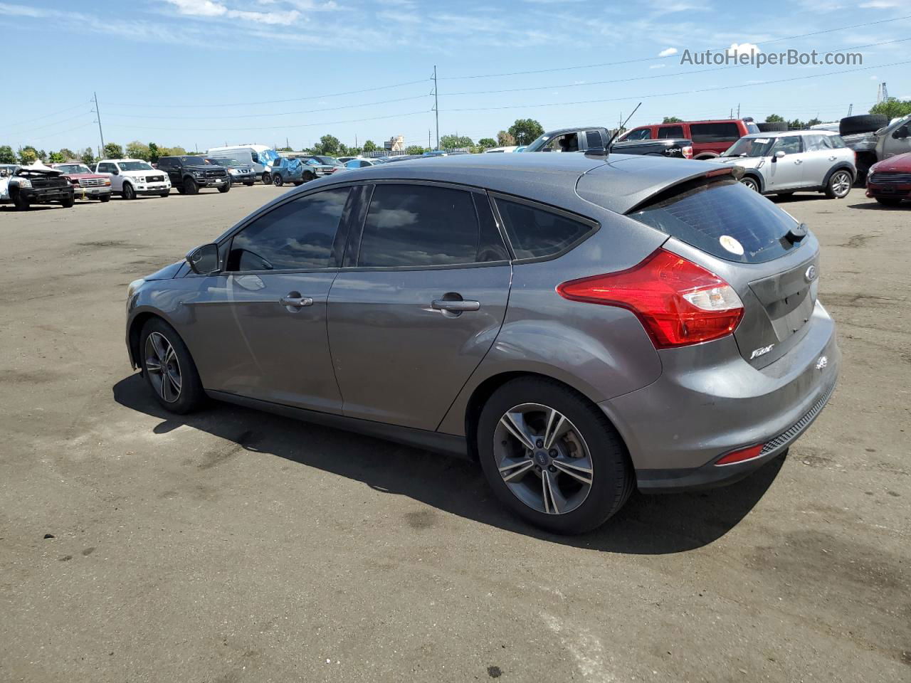 2014 Ford Focus Se Серый vin: 1FADP3K25EL363306