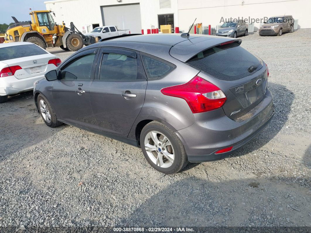 2014 Ford Focus Se Gray vin: 1FADP3K25EL448064