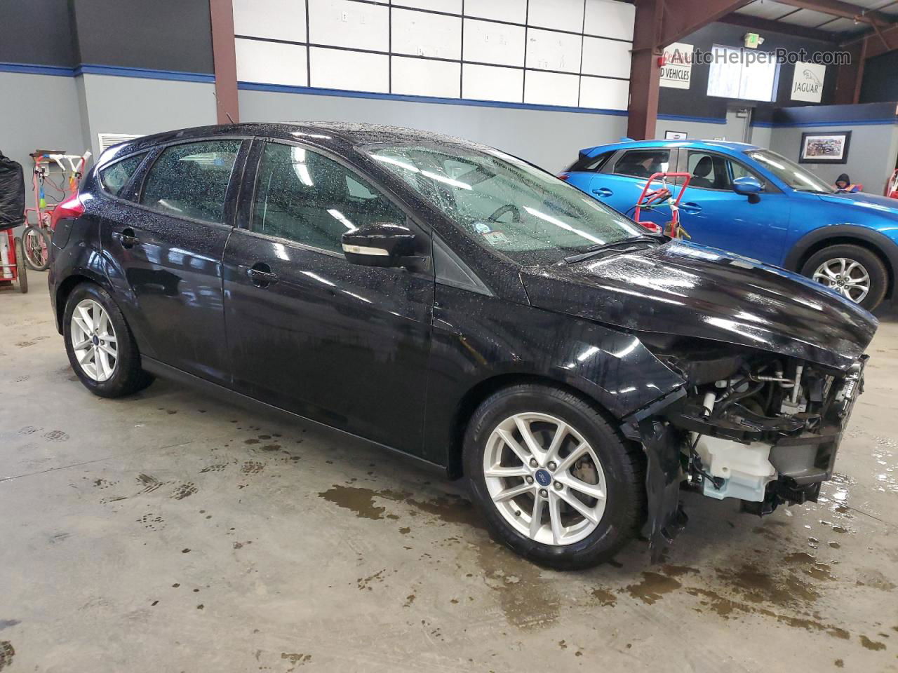 2016 Ford Focus Se Black vin: 1FADP3K25GL364748