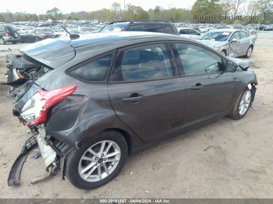 2017 Ford Focus Se Gray vin: 1FADP3K25HL201583