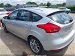 2018 Ford Focus Se Silver vin: 1FADP3K25JL316108